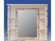 Montana Woodworks MWDDM Deluxe Dresser Mirror Montana Collection Ready To Finish