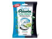 Ricola Cough Drop Glacier Mint Extra Strength 19 Ct Case Of 12
