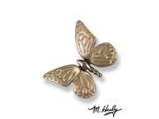 Michael Healy Designs MHR45 Monarch Butterfly Doorbell Ringer Nickel Silver