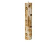 Stovall Products SP13FL Stovall 22 inch White Cedar Suet Post Log Feeder For Suet Plugs