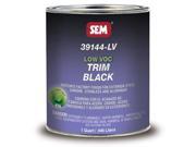 SEM Products 39144 LV LOW Voc Trim Black Round qt