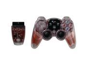 DREAMGEAR DGPN 525 PLAYSTATION 2 LAVA GLOW WIRELESS CONTROLLER RED
