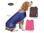 Casual Canine ZM4680 12 75 Quilted NorEaster Coat S Pink