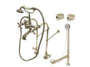 Kingston Brass CCK5178AX Vintage Freestanding Clawfoot Tub Faucet Package with M