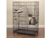 Proselect ZW003 17 Easy Cat Cage Black
