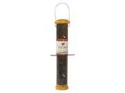 Birdlovers Bottoms Up Finch Feeder for Bird Color Yellow Size 15 INCH
