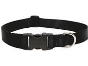 Lupine Inc 1in. X 16in. 28in. Adjustable Black Collar For Medium Large Dogs 27553