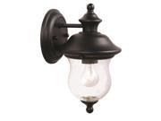 Design House 502906 Highland Outdoor Downlight 6 Inch by 10.625 Inch Black Finish 502906