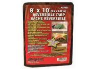 Erickson 57031 Reversible Tarp 8Ft X 10Ft