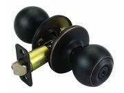 Design House 791608 Ball 2 Way Latch Entry Door Knob Adjustable Backset Oil Rubbed Bronze Finish 791608