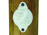 Field Guardian 653003 Wood Post Nail on Insulator Polyrope White 25 Pack