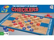 NCAA Kansas Jayhawks Checkers Gray Small