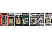 C and I Collectables RAIDERS713TS NFL Oakland Raiders 7 Different Licensed Tradi