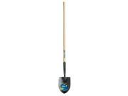 Ames 1259100 47 inch Wood Handle No. 1 Pony Irrigating Round Point Shovels