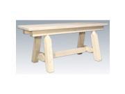 Montana Woodworks MWHCPSB4SL Plank Style Bench 45in Homestead Collection Stained