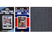 C and I Collectables 2013NYGTSC NFL New York Giants Licensed 2013 Score Team Set