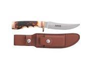Schrade 153UHCP Knife 9 1 4in Golden Spike w Leather Sheath Clam Packed