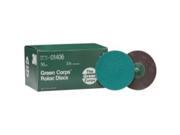 3M 1406 3 inch Green Roloc Disc 50 Grit 25 Pack