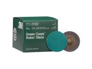 3M 1397 Green 2 inch Roloc Discs 36 Grit 25 Pack