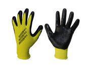 MotoBatt Technicians Gloves Nitrile Coated Palm Large Extra Large