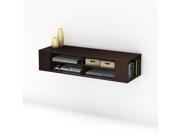 South Shore City Life Collection Wall mounted media console Chocolate 4419675