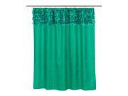 Carnation Home Fashions FSCL JAS 90 Jasmine Cut Leaves Fabric Shower Curtain 100