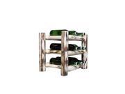Montana Woodworks MWWRCV Countertop Wine Rack Montana Collection Lacquered
