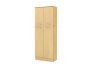 South Shore 7113971 Fiesta Collection Storage Pantry Natural Maple