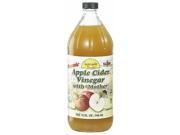 Dynamic Health 1151778 Apple Cider Vinegar Organic With Mother 32 Oz
