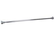 Design House 560904 Adjustable Shower Rod Polished Chrome Finish 560904