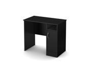 South Shore 7270075 Axess Collection Small Desk Pure Black