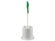 LIBMAN 34 Round Toilet Bowl Brush w Cup Caddy