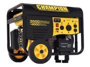 Champion 46565 3500 4000 Watt Remote Start Portable Gas Powered Generator
