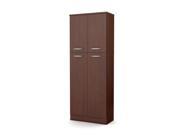 South Shore 7146971 Fiesta Collection Storage Pantry Royal Cherry