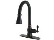 Kingston Brass GS7776ACL Gourmetier American Classic Single Handle Faucet with P