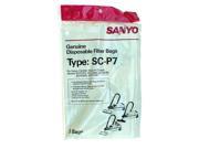 Sanyo SC P7 Disposable Filter Bags for Sanyo Vacuum 3 Bags