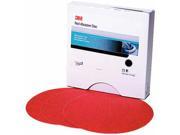 1606 5 in. P180 A Weight Red Abrasive PSA Disc 100 Pack