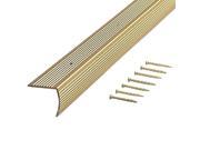 Md Products 79020 36 inch Satin Brass Fluted Stair Edging
