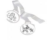 Dreambaby L481 Pacifier Holder Lion and Zebra 2 Pack