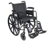 Drive Medical c418addasv elr Cirrus IV Lightweight Dual Axle Wheelchair with Adj