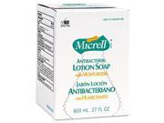 MICRELL Antibacterial Lotion Soap Amber 800mL Refill 6 Carton