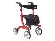 Drive Medical rtl10266 t Nitro Euro Style Walker Rollator Tall Red