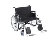 Drive Medical std28ecdda elr Sentra EC Heavy Duty Extra Extra Wide Wheelchair wi