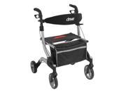 Drive Medical rtl10555sl iWalker Euro Style Rollator Silver