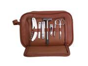 Royce Leather Toiletry Grooming Kit Stainless Steel Implements 254 COCO 5