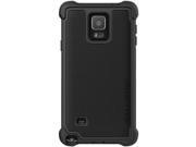 Ballistic Tough Jacket Maxx Case with Holster Clip for Samsung Galaxy Note 4 Retail Packaging Black