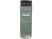 Stanley Classic One Hand Vacuum Mug Hammertone Green 16 oz 10 01394 007