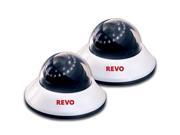 REVO America RCDS30 2ABNDL2 660 TVL Indoor Dome Surveillance Camera with 80 foot
