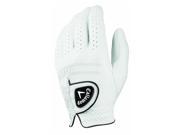 Callaway TA MENS white 14 LH SM Tour Authentic Golf Glove Left Hand Small