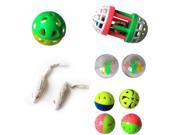 Iconic Pet 15773 Fur mice Plastic Roller Plastic Balls – Set of 5